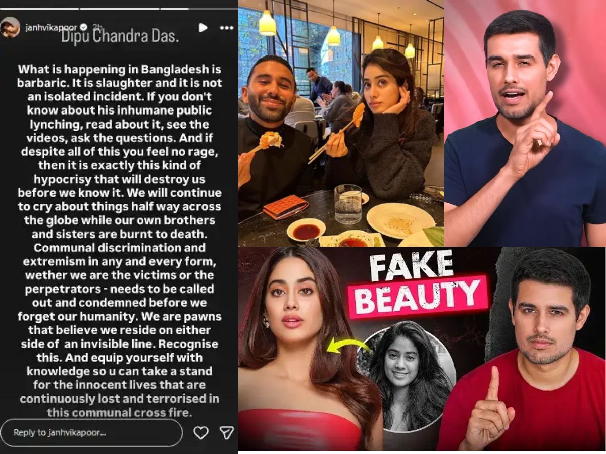 Explained: Dhruv Rathee-Janhvi Kapoor Social Media ‘Fake Beauty’ Video & Dipu Chandra Post Controversy