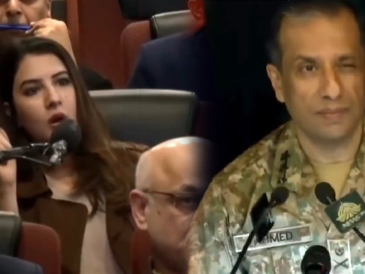 Lt Gen Ahmed Sharif’s Wink at Woman Journalist Raises Questions Over Pakistani Army Conduct | Watch