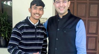 After Rs 763 for 15 Hours of Work Goes Viral, Blinkit Delivery Partner Meets Raghav Chadha | Watch