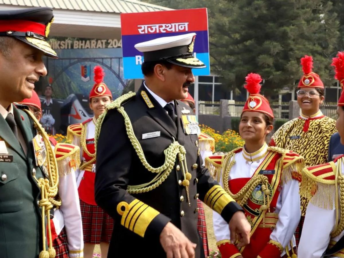 ‘Bravo Zulu’: Naval Chief hails cadets as he  visits NCC Republic Day camp at Delhi Cantt