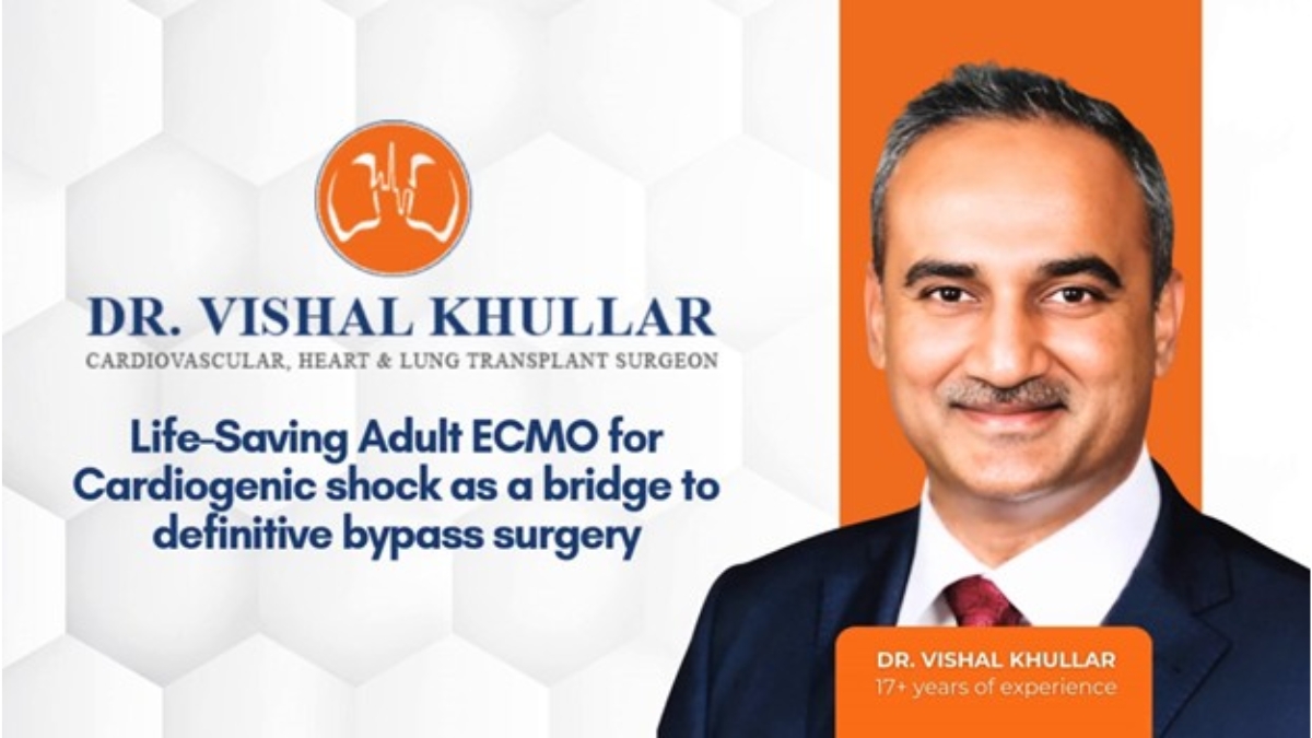 Adult ECMO: When Adult ECMO Support Becomes a Lifeline in Cardiogenic Shock—Bridging Patients to Definitive Bypass Surgery | Dr. Vishal Khullar
