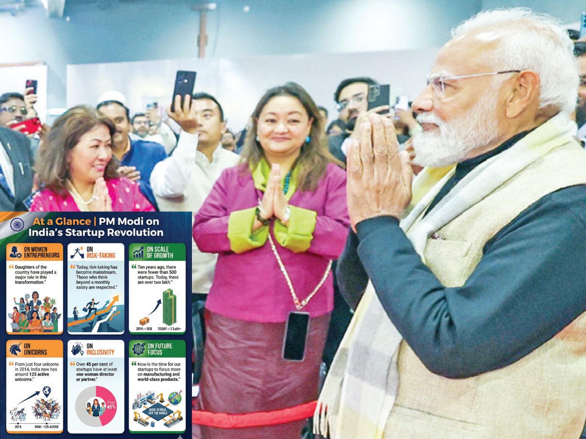 Women, risk-takers power India’s startup surge: PM Modi