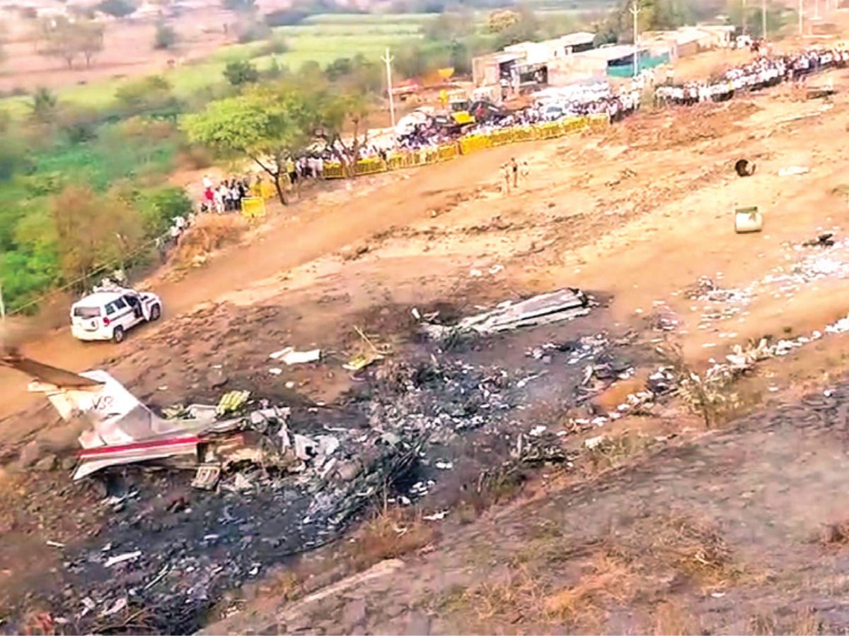 Ajit Pawar killed in Baramati plane crash
