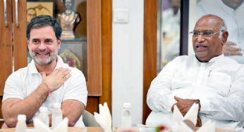 Kharge, Rahul blasts PM Modi at Bhopal Kisan Mahachaupal, asks to cancel deal with US