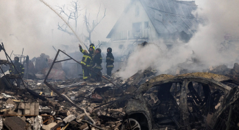 Russia bombards Ukraine with drones and missiles