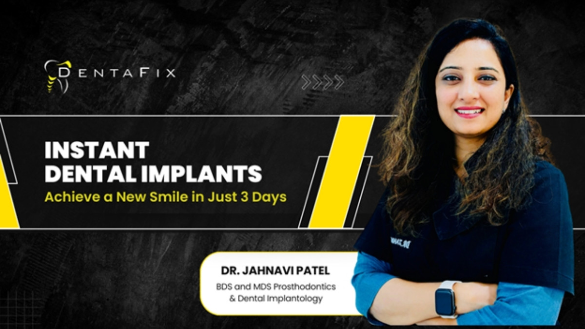 Instant Dental Implants: Achieve a New Smile in Just 3 Days at Dentafix Dental Clinic
