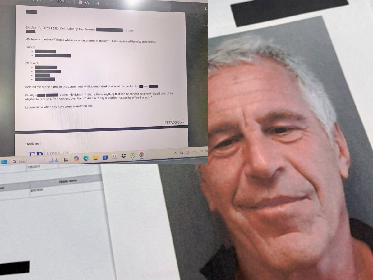The India connection: Leaked Epstein files reveal victim residing in India