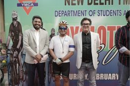 New Delhi YMCA Organizes Cyclothon 3.0: 180 Riders Pedal for a Pollution-Free Environment