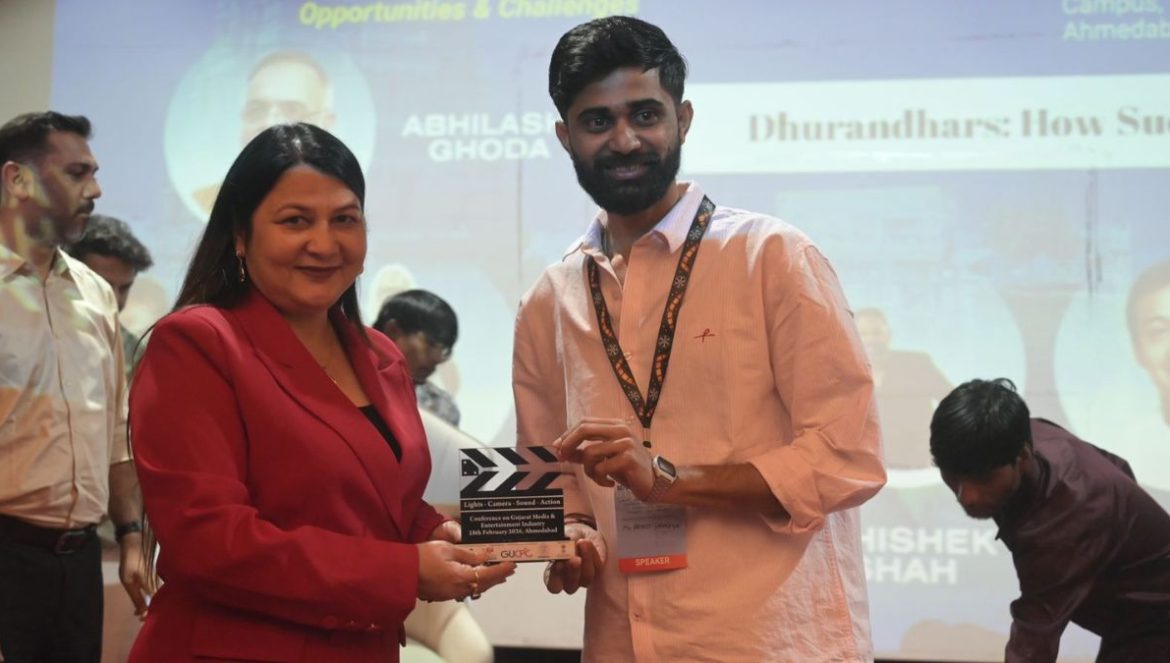 Producer Chanda Patel Honours Gujarati Cinema Legends at WIFPA–SEPC Entertainment and Media Conclave in Ahmedabad