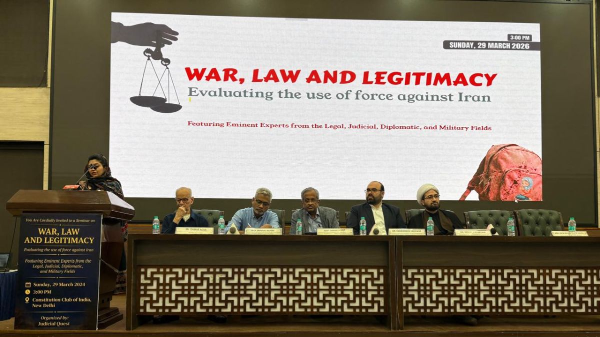 Advocates, Army Officers, Professors, Diplomats and Social Activists Unite on One Platform to Call Unified Voice for Peace, Dialogue and International Law