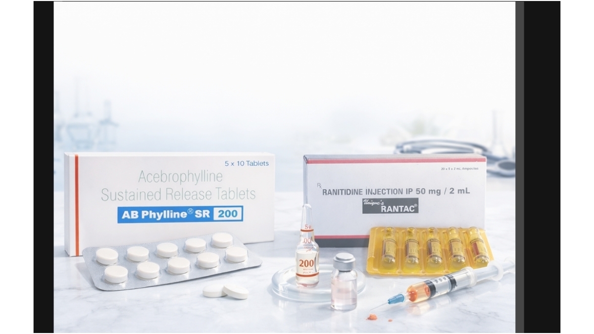 AB Phylline SR 200 and Rantac Injection: Evidence-Based Uses and Safe Online Access in India