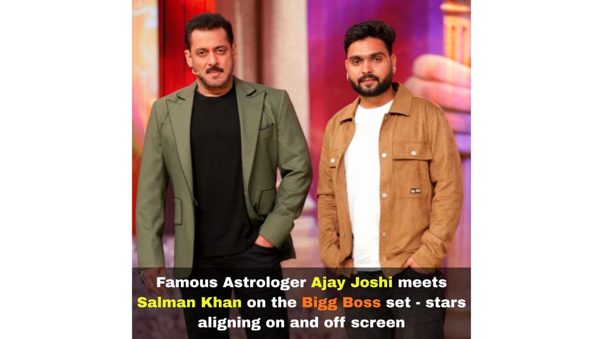 Celebrity Astrologer Ajay Joshi Meets Salman Khan Inside Bigg Boss House