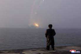 North Korea launches ballistic missile over sea