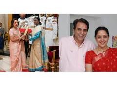 "Tears welled up…" : Hema Malini recalls feeling Dharmendra's "warm presence" while receiving Padma Vibhushan on his behalf