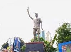70-foot Messi statue in Kolkata to be taken down due to safety concerns