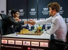 Praggnanandhaa stuns Carlsen in classical thriller at Norway Chess Round 3