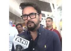 "IPL final will be a blast": Anurag Thakur on RCB vs GT clash