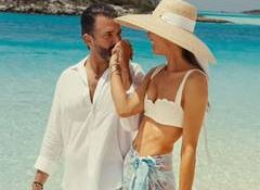 Donald Trump Jr gives fans a glimpse of Bahamas wedding to Bettina Anderson