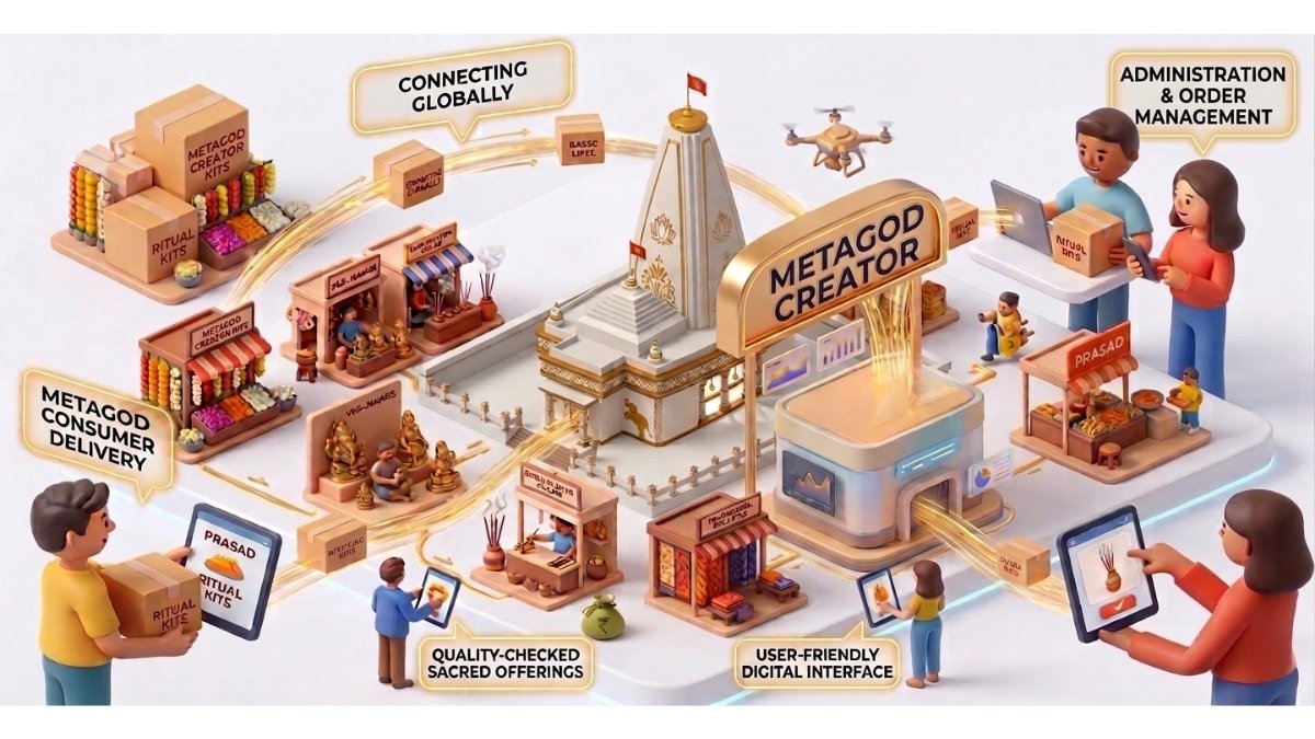 Metagod Creator Launches Spiritual Marketplace Amid India’s E-Commerce Surge