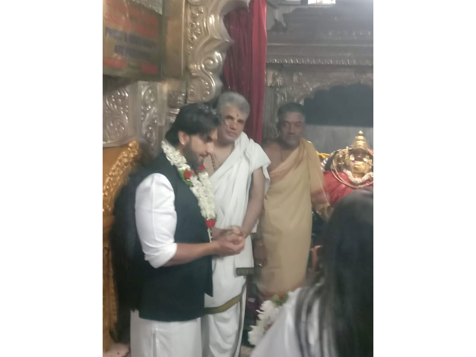 Ranveer Singh (Image source: Temple officials) Ranveer Singh (Image source: Temple officials)