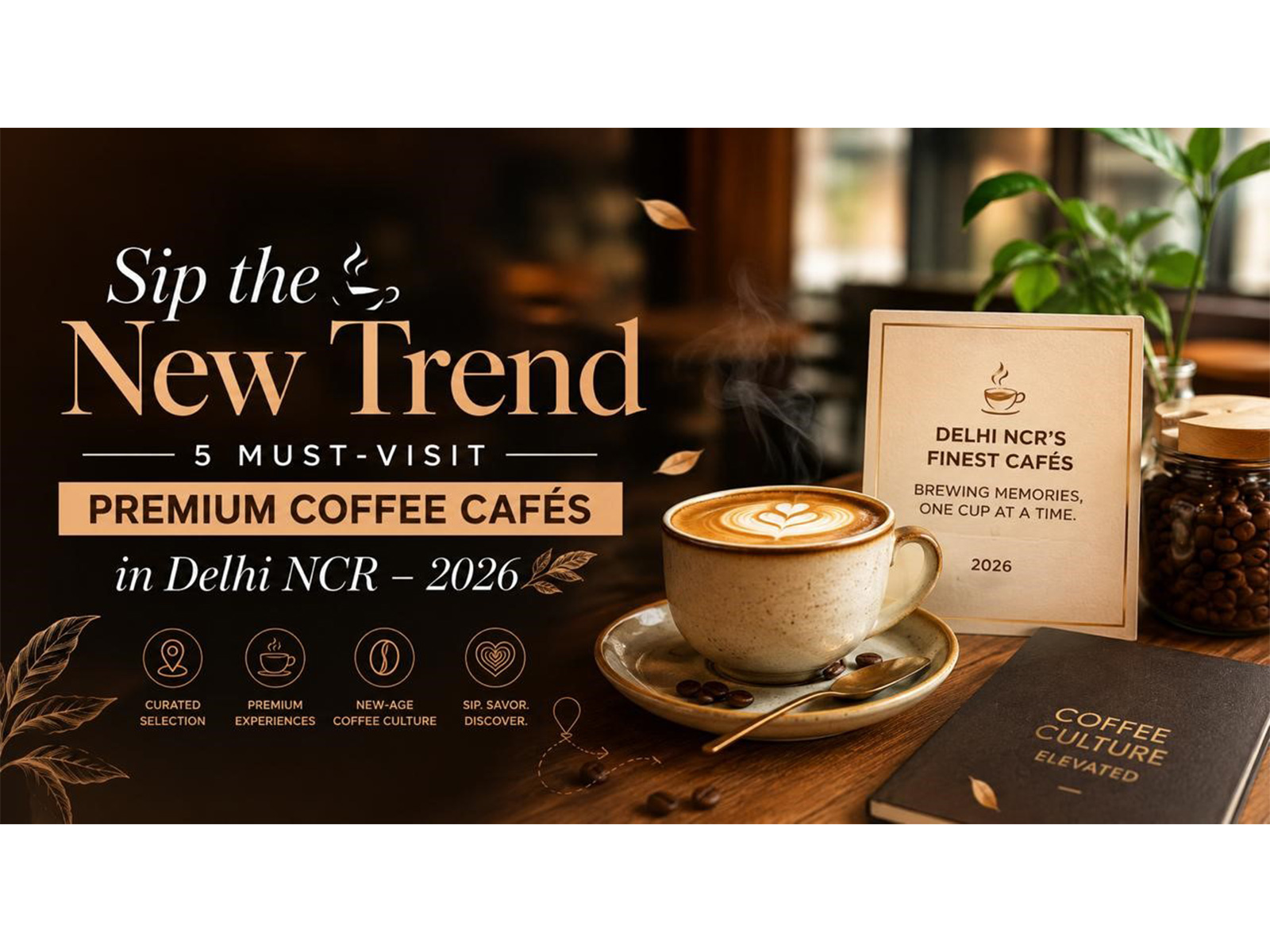 Sip the New Trend: 5 Must-Visit Premium Coffee Cafés in Delhi NCR – 2026