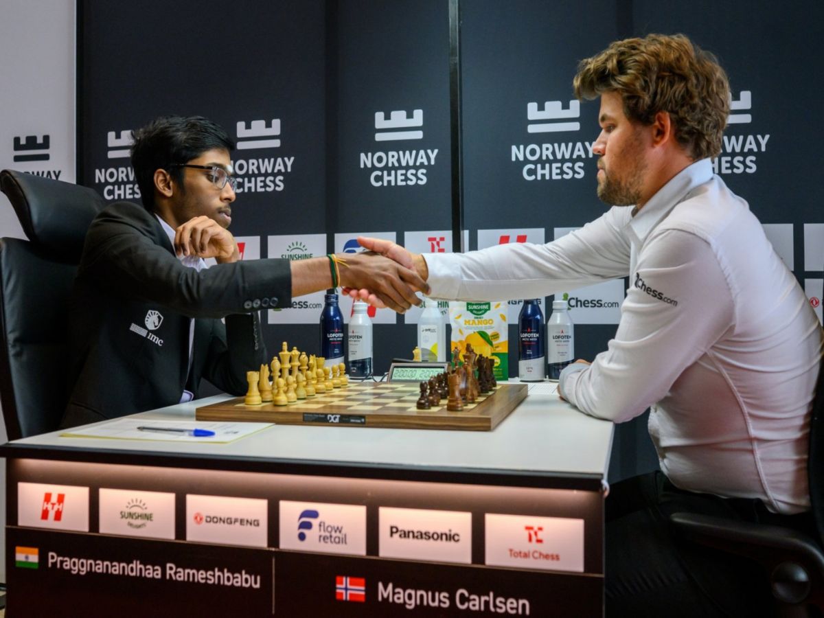Praggnanandhaa stuns Carlsen in dramatic Norway Chess clash