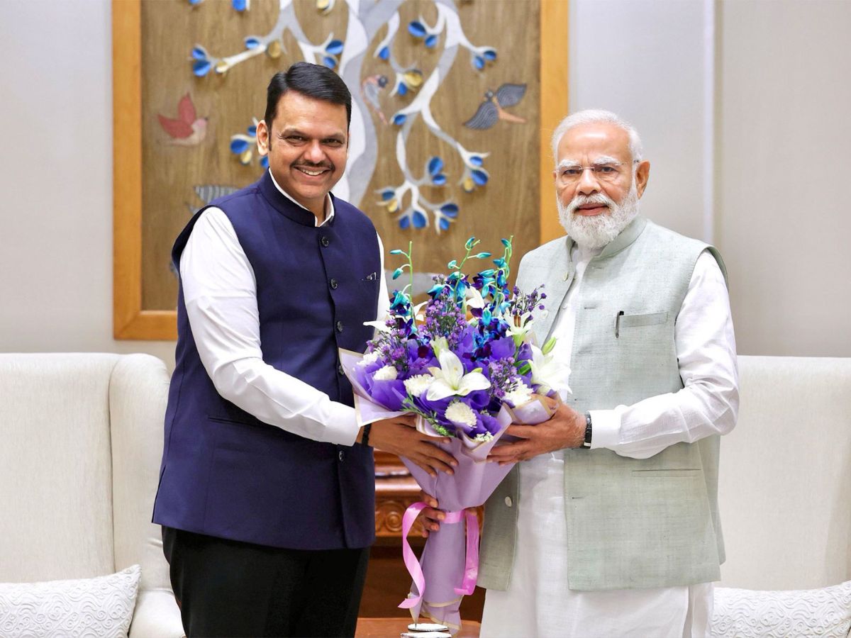 Maharashtra CM Fadnavis meets PM Modi