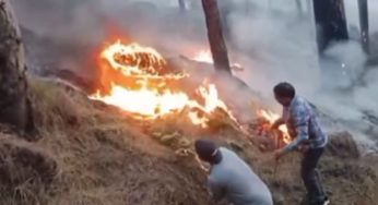 Massive forest fire erupts at multiple locations in Rajouri