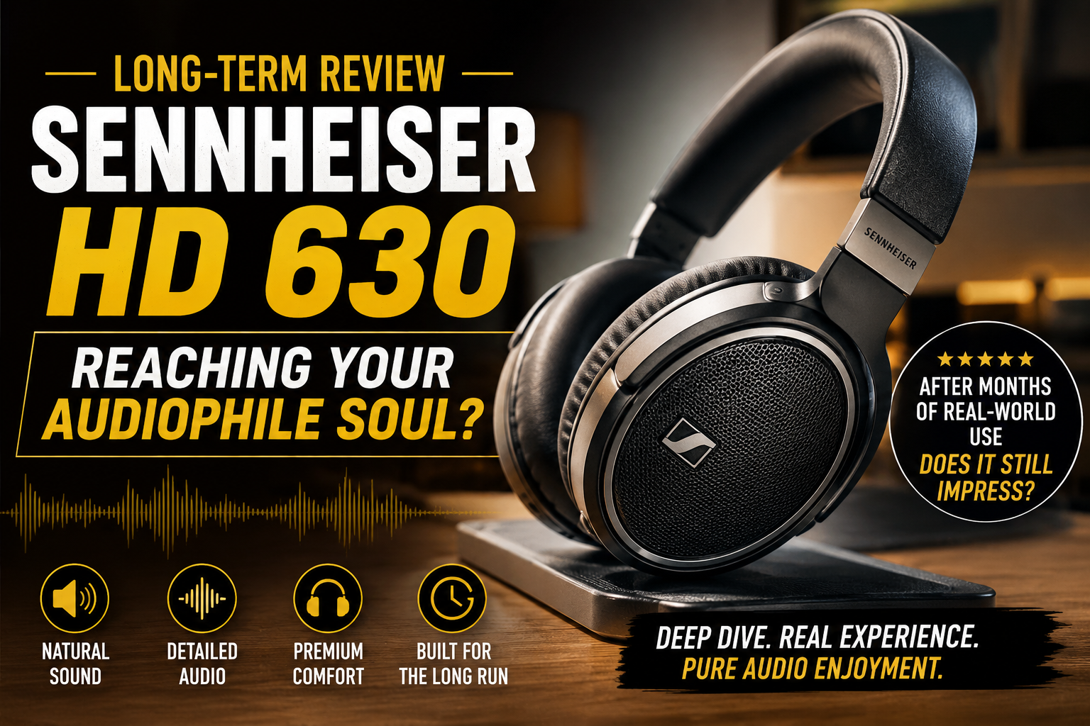 Sennheiser HD 630 Long-Term Review: Premium Audiophile Sound and Listening Experience