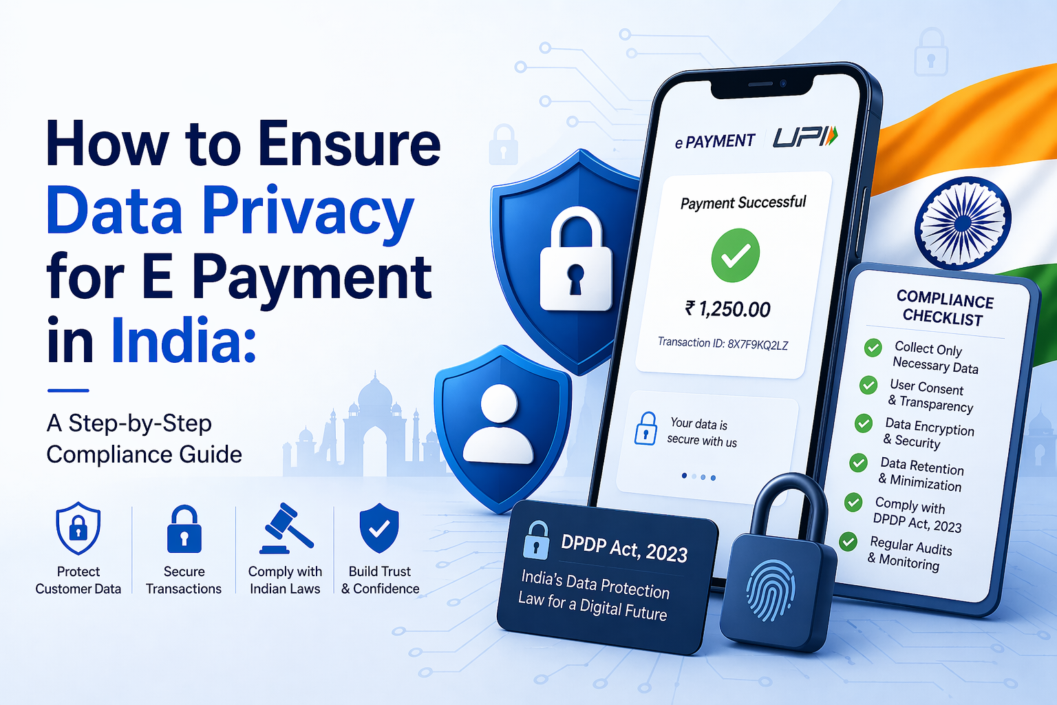 How to Ensure Data Privacy for E Payment in India: A Step-by-Step Compliance Guide