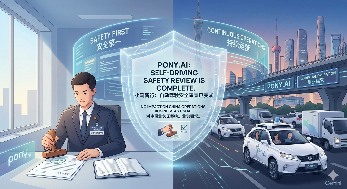 China's Pony.ai says it is unaffected by self-driving car safety review