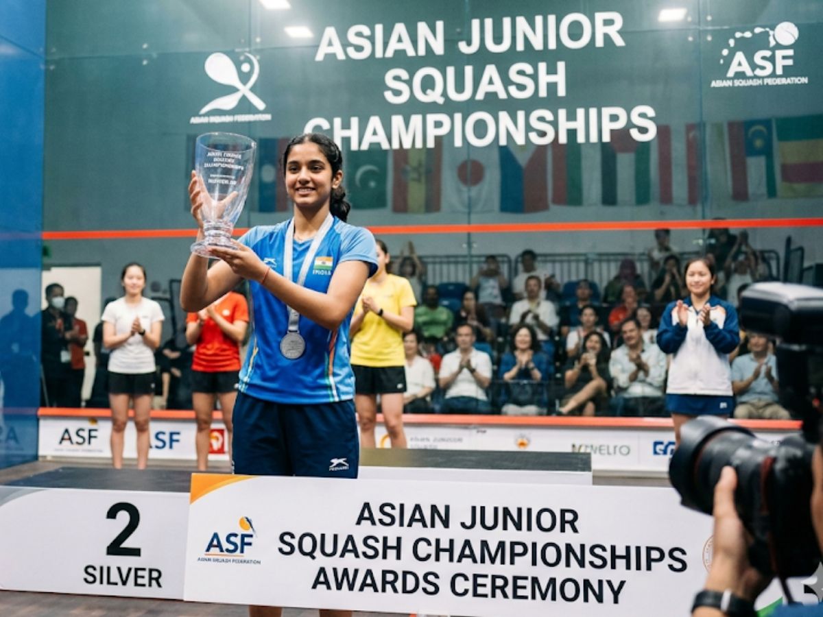 Anika Dubey Clinches Silver Medal at Asian Junior Squash Championships in Strong Performance