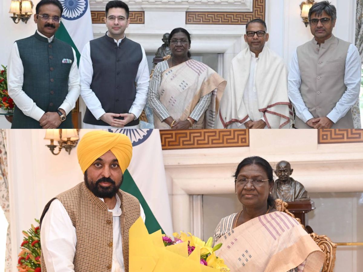 Mann, Chadha meet President separately; defection row and Pathak FIR cast shadow