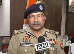 "Zero tolerance for crime, criminals": UP DGP Rajeev Krishna