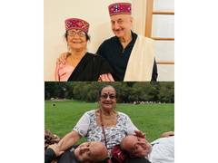 Anupam Kher wishes his mother Dulari on birthday, says "You are God's most beautiful blessing in our lives"