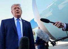 Trump downplays regional conflict as "practice", claims Iran talks "going quite well"