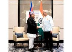 EAM Jaishankar hands over cultural heritage projects, health facilities to Nepal FM