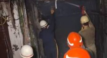 Fire breaks out at shop in Delhi's Shahdara