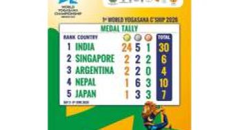 India dominates medal tally at 1st World Yogasana Championship
