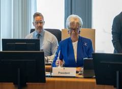 European Central Bank hikes key policy rates by 25 bps for first time in nearly 3 years