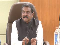 Union Education Minister Dharmendra Pradhan attends 'Pragati Path Yatra' in Bhopal