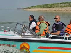 CM Dhami inspects arrangements for International Kayaking and Canoeing C'ship in Udham Singh Nagar