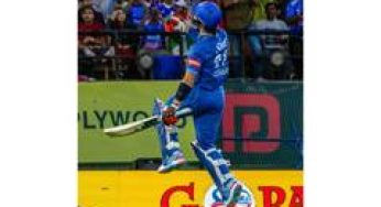 Record-breaking outing for Afghanistan's Gurbaz against India in first ODI