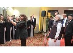 PM Modi welcomed in Slovakia with rendition of 'Vande Mataram'