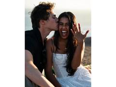 Mithun Chakraborty's daughter Dishani Chakraborty gets engaged to Myles Mantzaris in Malibu