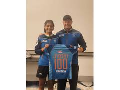 Hockey India congratulates Jyoti on completing 100 international caps