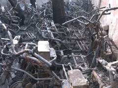 Telangana: Massive fire at EV warehouse in Hyderabad; no casualties