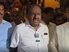 Karnataka: HD Kumaraswamy slams DK Shivakumar over posters alleging land mafia links