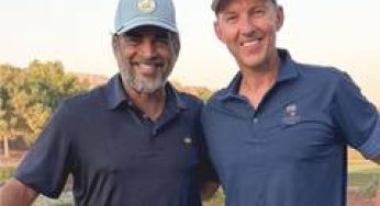 Brett Lee drops pics with R Madhavan from Dubai golf session