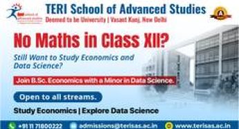 TERI SAS B.Sc. Economics Programme: Shaping Future-Ready Economists Since 2023